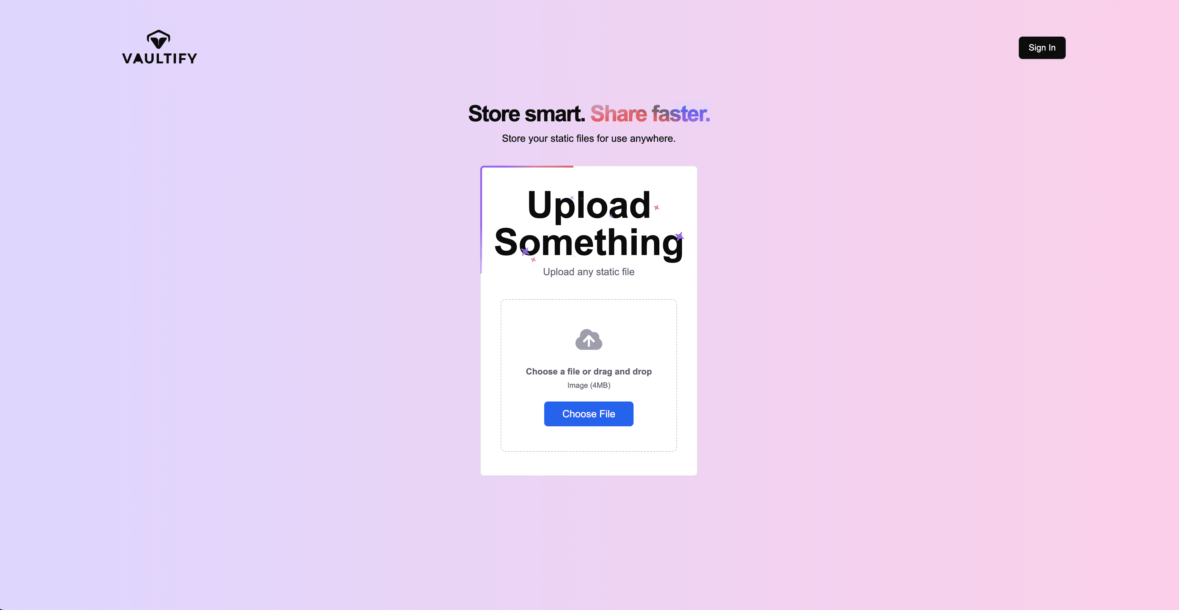 Vaultify - Secure File Sharing Platform